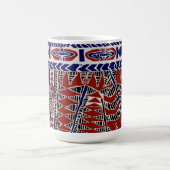 Zuidzee Samoa Batik Magische Mok (Midden)
