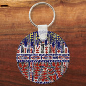 Zuidzee Samoa Batik Sleutelhanger (Voorkant)