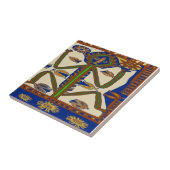 Zuidzee Samoa Man Tegeltje (Zijkant)