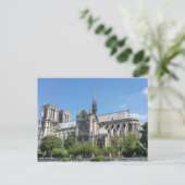 Zuidzijde van de kathedraal van Notre Dame Paris Briefkaart (Staand voorkant)