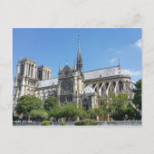 Zuidzijde van de kathedraal van Notre Dame Paris Briefkaart (Voorkant)