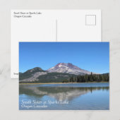 Zuidzuster bij het Sparks Lake, Oregon Briefkaart (Voorkant / Achterkant)