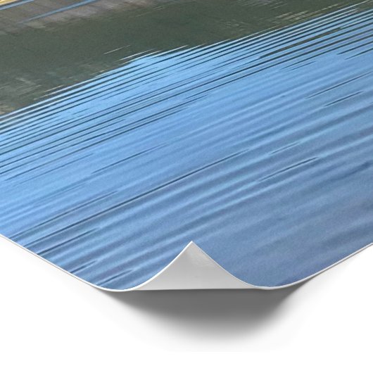 Zuidzuster bij het Sparks Lake, Oregon Poster (Hoek)