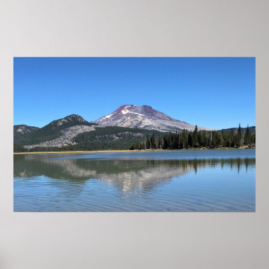 Zuidzuster bij het Sparks Lake, Oregon Poster (Voorkant)