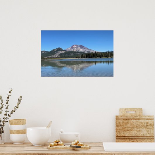 Zuidzuster bij het Sparks Lake, Oregon Poster (Keuken)