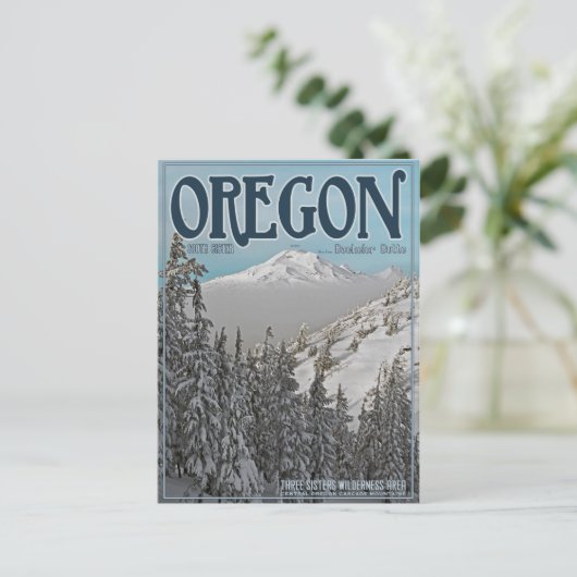 Zuidzuster van Bachelor Butte Briefkaart (Staand voorkant)