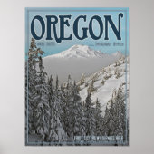 Zuidzuster van Bachelor Butte Poster (Voorkant)