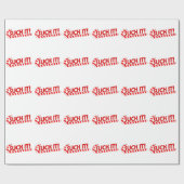 Zuig de Christmas Candy Cane Cadeaupapier (Vlak)