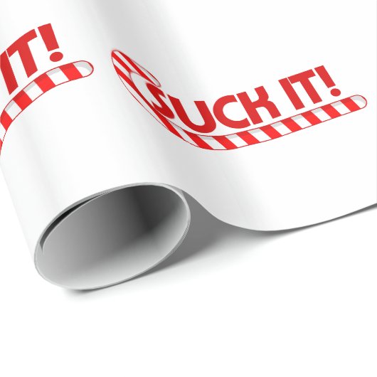 Zuig de Christmas Candy Cane Cadeaupapier (Rol Hoek)