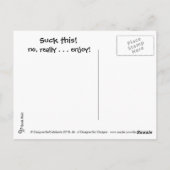 Zuig dit briefkaart! briefkaart (Achterkant)