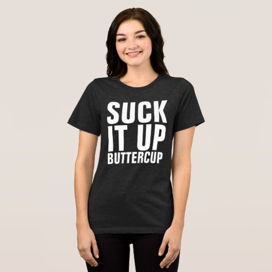 ZUIG HET MAAR OP BOTERBLOEM T-Shirt (Voorkant volledig)