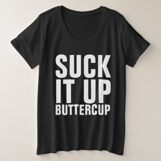ZUIG HET MAAR OP BOTERBLOEM T-Shirts (Design voorkant)
