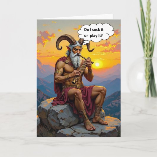 Zuig het of speel het kaart (Voorkant)