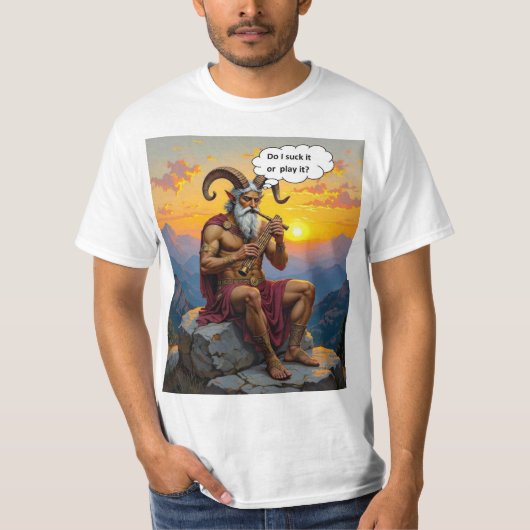 Zuig het of speel het t-shirt (Voorkant)