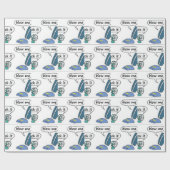 zuig het op, blaf me. cadeaupapier (Vlak)