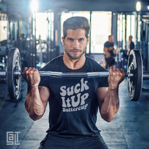 Zuig het op, boterbloem Motivatie Sport T-shirt
