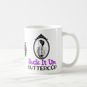 Zuig het op, boterbloem Snarky Victoriaans offer Koffiemok