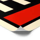 Zuig het op | retro vampier poster (Hoek)