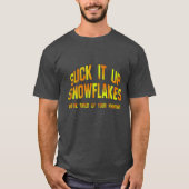 Zuig het op Snowflakes T - shirten T-shirt (Voorkant)