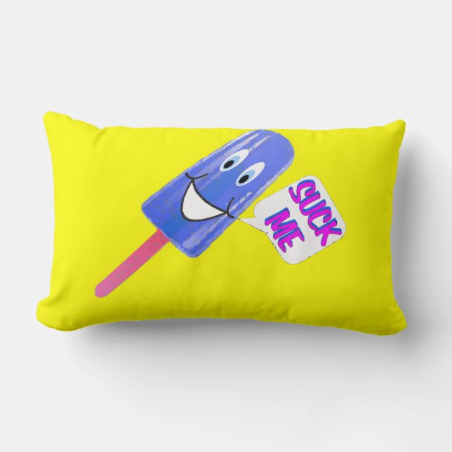 Zuig me IJslolly Kussen (Voorkant)