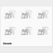 ZUIG ME RONDE STICKER (Vel)