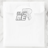 ZUIG ME RONDE STICKER (Tas)