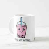 Zuig Mijn Ballen (de Thee van de Bel) Koffiemok (Voorkant links)
