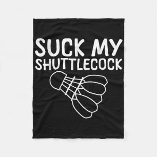 Zuig Mijn Shuttle ---  Fleece Deken