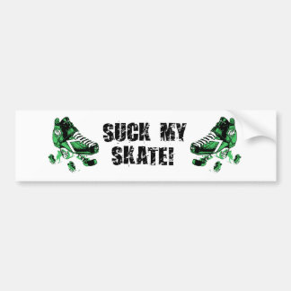 zuig mijn skateboard bumpersticker