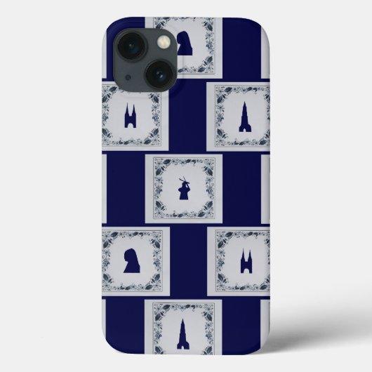 Zuigblauwe vloertegels Case-Mate iPhone case (Achterkant)