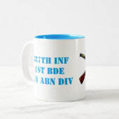 Zuigelingin - Battle - Drinkware Tweekleurige Koffiemok (Voorkant links)