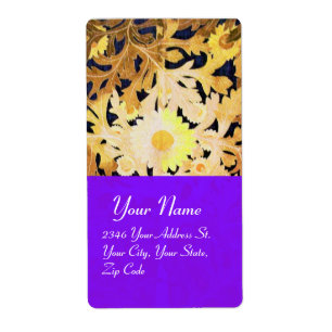 ZUIGEN, geelbruin zwart Etiket