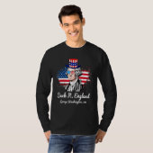 Zuigen Het Engeland - George Washington 1776 T-shirt (Voorkant volledig)