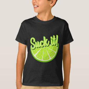 Zuigen Het Mexicaans Grappig Groen Limoen Slice Ci T-shirt