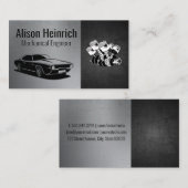 Zuiger Auto Motor | Autoservice Visitekaartje (Voorkant / Achterkant)