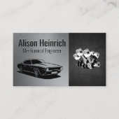 Zuiger Auto Motor  | Autoservice Visitekaartje (Voorkant)