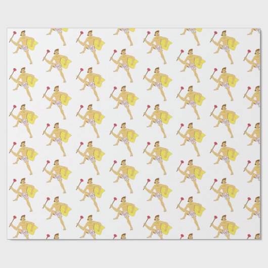 zuiger en ondergoed cadeaupapier (Vlak)