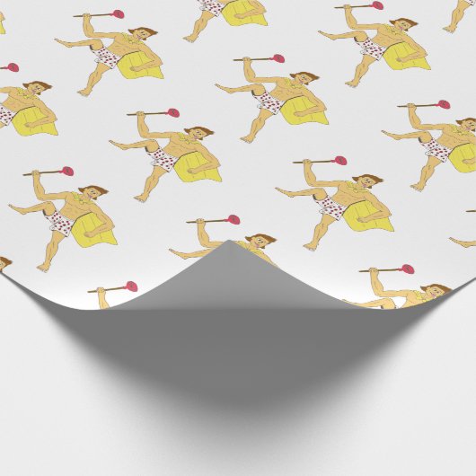 zuiger en ondergoed cadeaupapier (Hoek)