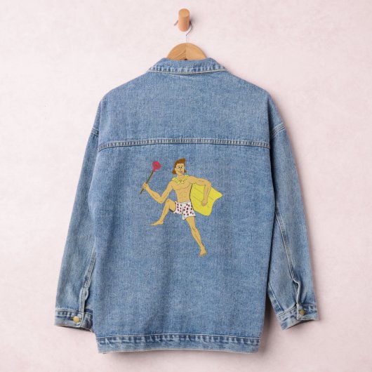 zuiger en ondergoed denim jacket (Hangar)