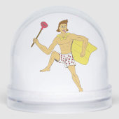 zuiger en ondergoed sneeuwbol (Voorkant)