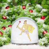 zuiger en ondergoed sneeuwbol (Kerstmis)