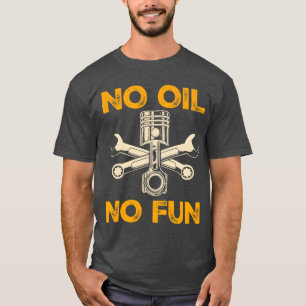Zuiger Motor Auto Mechanic Verbrandings vintage fr T-shirt