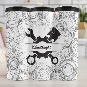 Zuigermoersleutel Mechanische Omtrek Thermosbeker