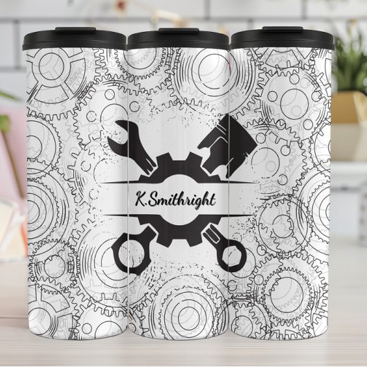 Zuigermoersleutel Mechanische Omtrek Thermosbeker