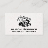 zuigermotor visitekaartje (Voorkant)