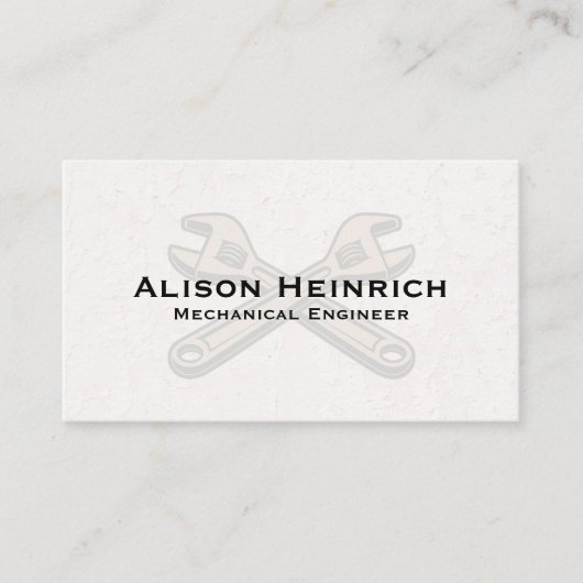 Zuigermotor | Wrenches Visitekaartje (Voorkant)