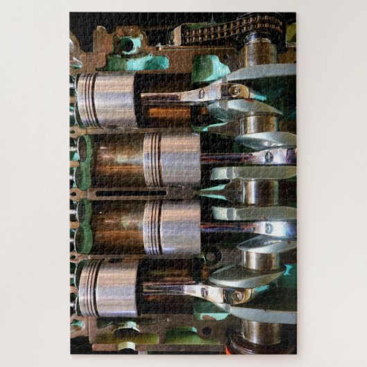 zuigerpuzzel voor auto's legpuzzel (Verticaal)