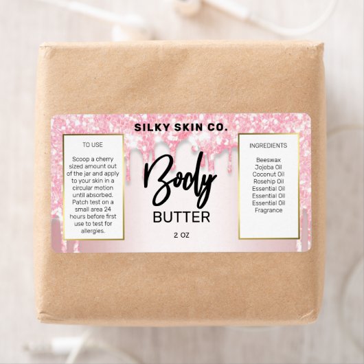 Zuigerroze wastikels voor de bil etiket (Insitu)