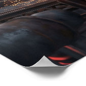 Zuigersprong Kangoeroe Poster (Hoek)