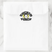 zuigkracht ronde sticker (Tas)